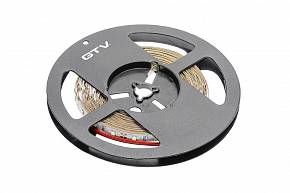 Светодиодная лента GTV 2835, 60 д/м, 6W, 12V, IP20, теплый белый, FLASH, 8мм, открытая — купить оптом и в розницу в интернет магазине GTV-Meridian.